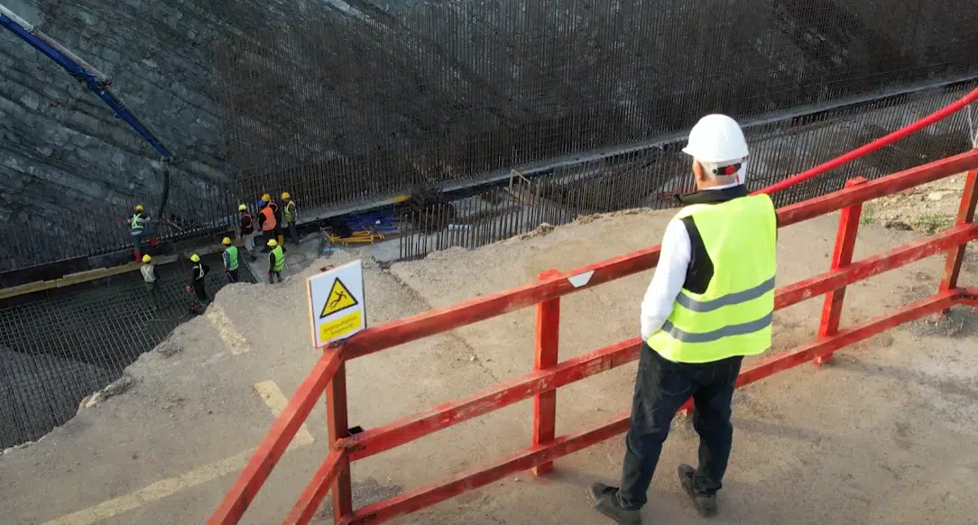 დრონით გადაღება სამშენებლო კომპანიის